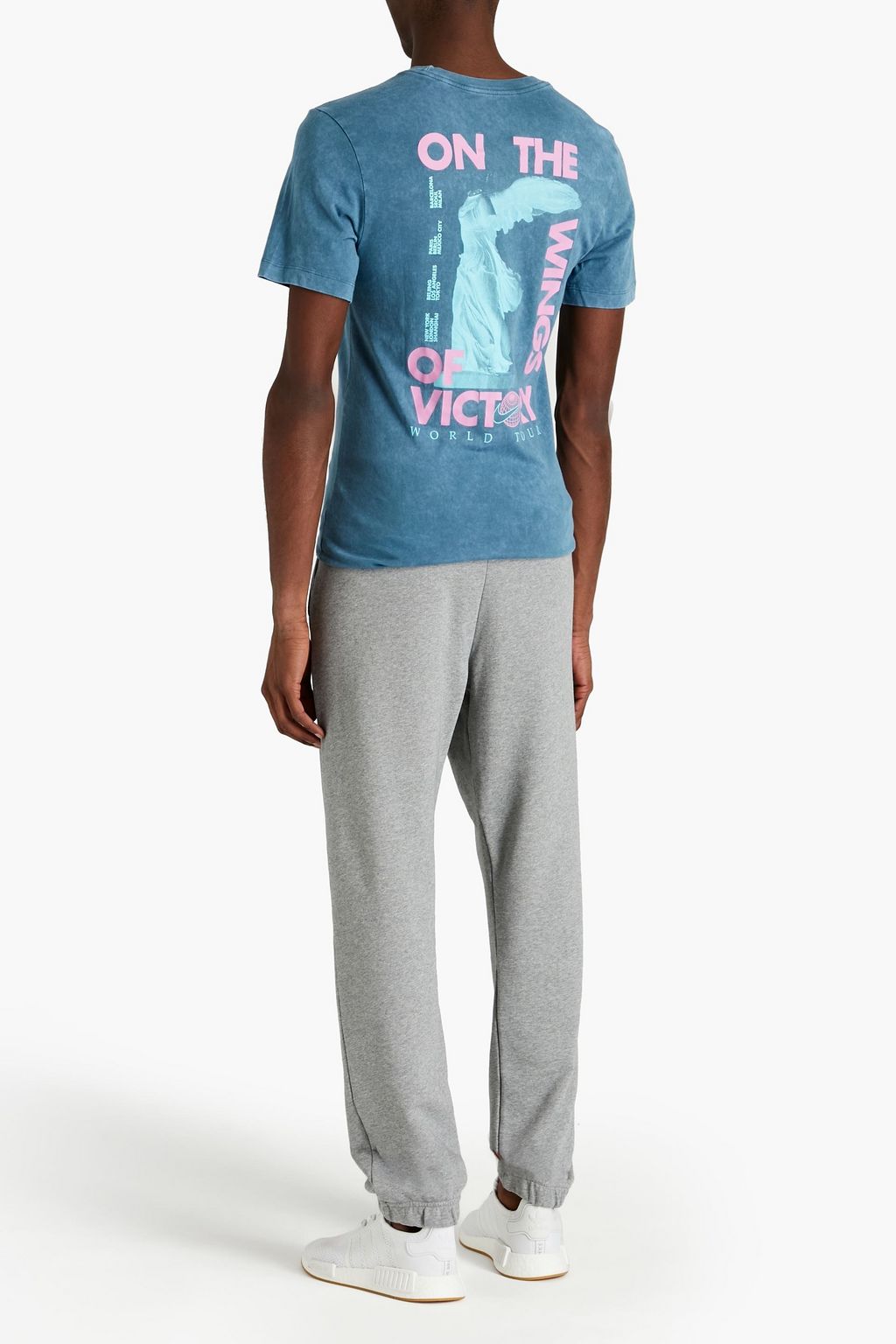 NIKE Printed cotton-jersey T-shirt