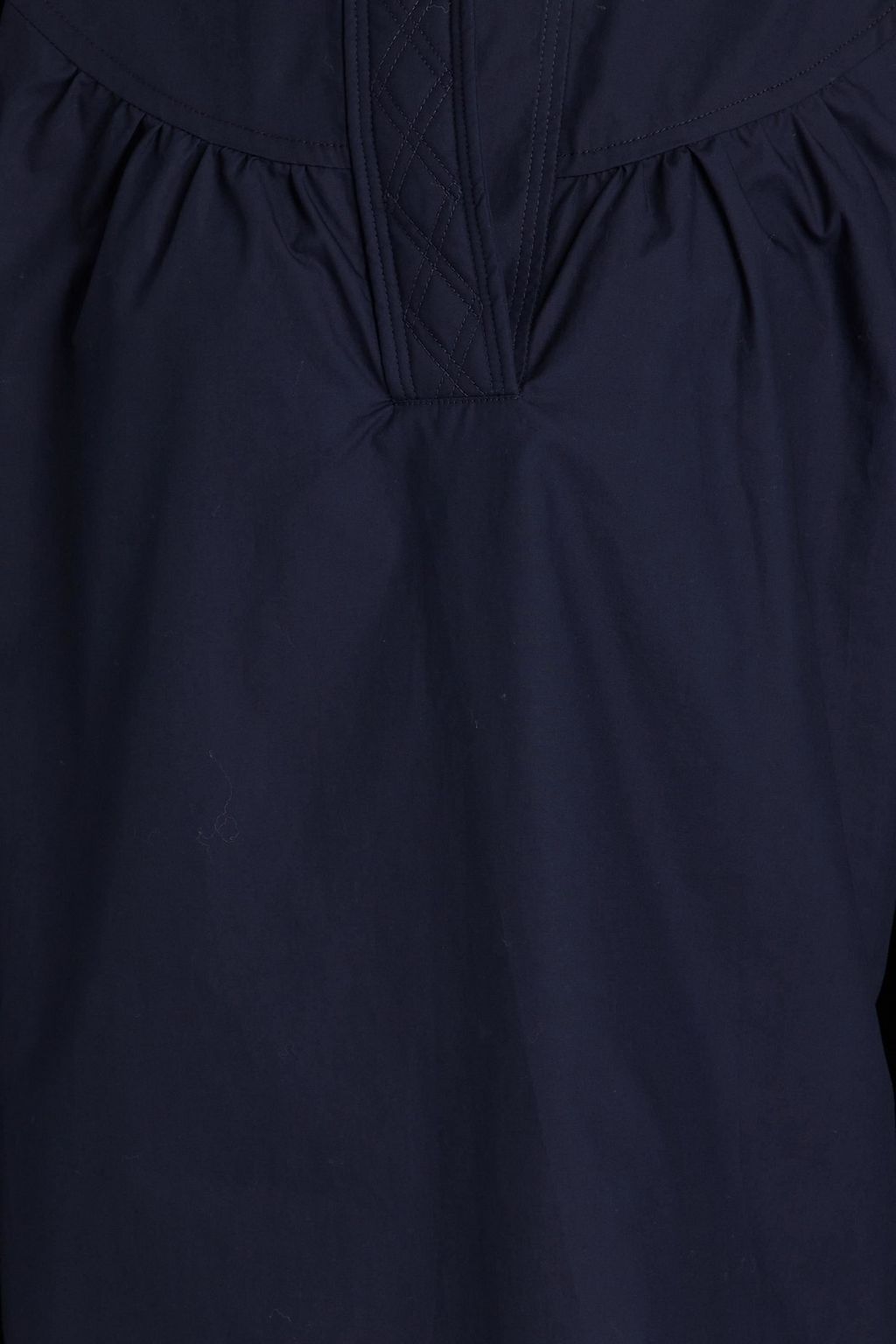 SEE BY CHLOÉ Gathered cotton-poplin blouse