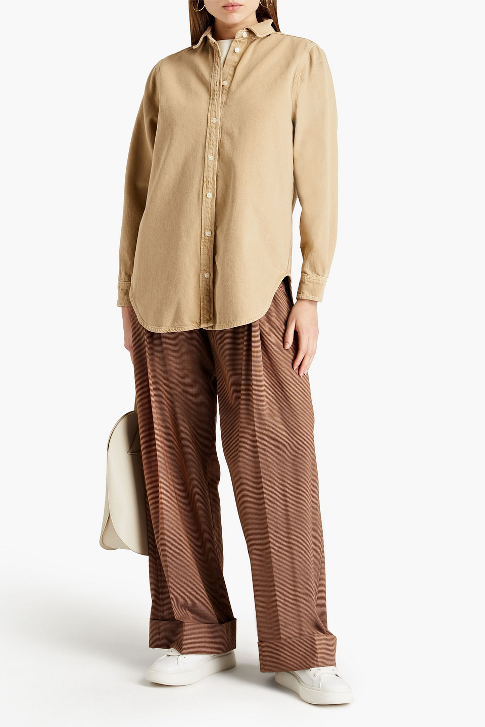 Samsoe & Samsoe Denim Shirt In Sand
