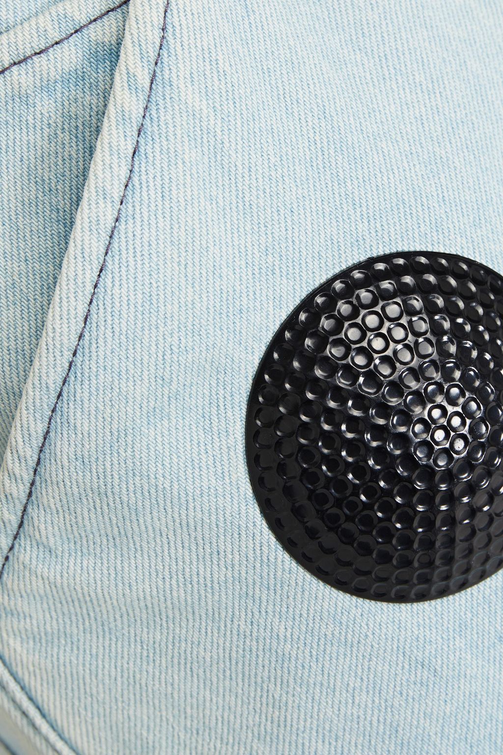 ACNE STUDIOS Allan appliquéd denim shorts