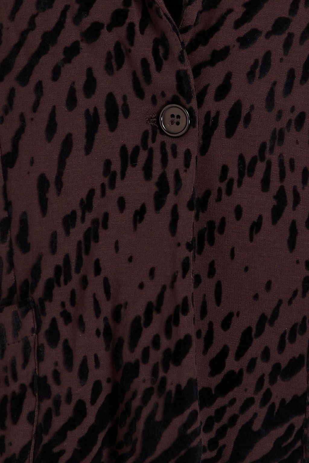 MAJESTIC FILATURES Flocked fleece blazer