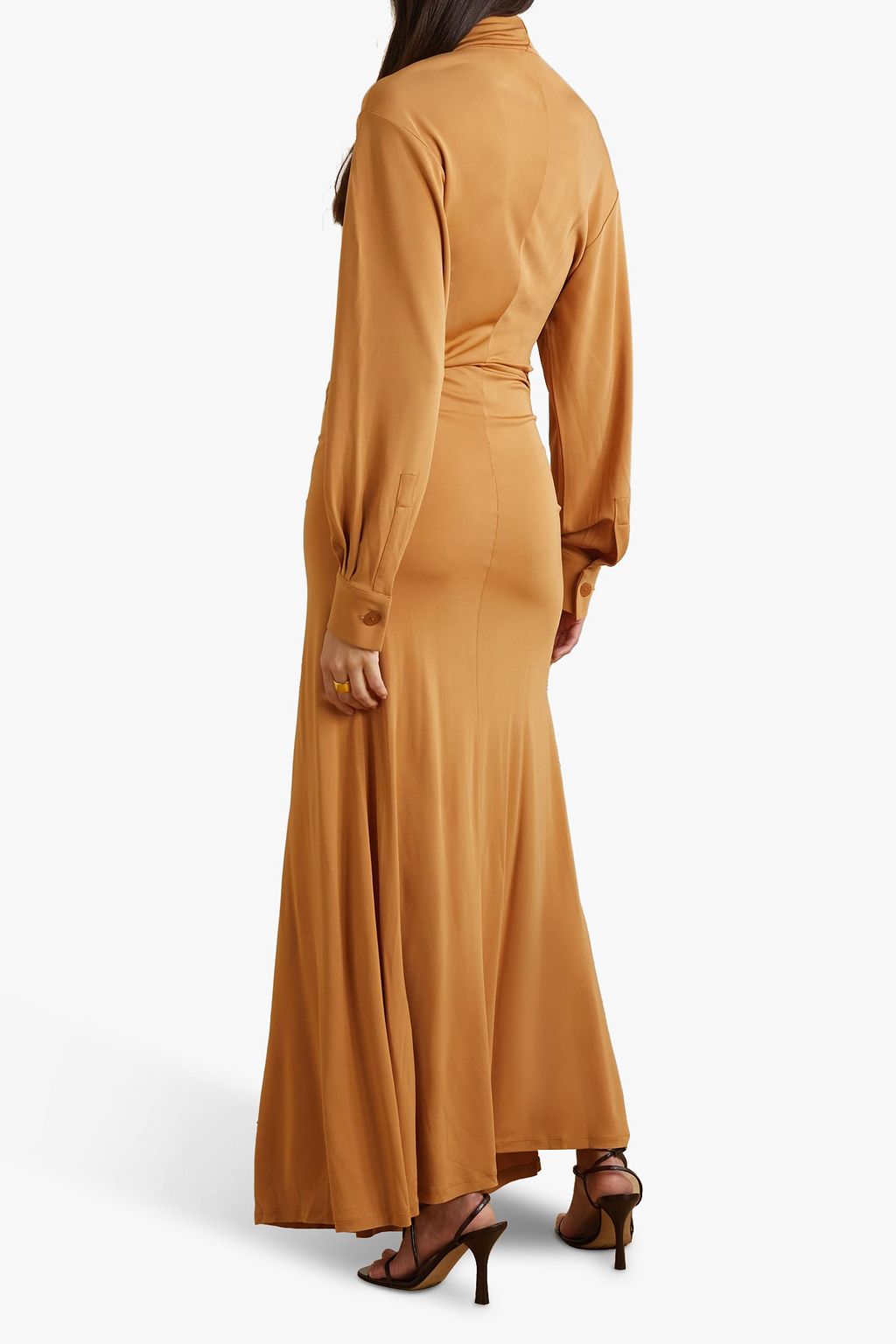 CHRISTOPHER ESBER Cutout embellished jersey maxi dress