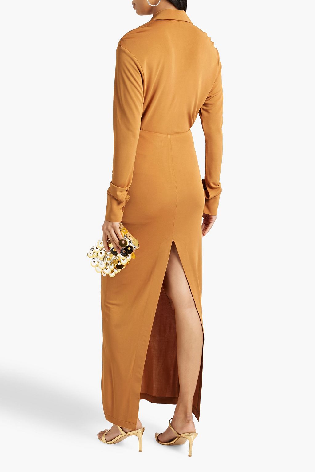 CHRISTOPHER ESBER Cutout jersey maxi skirt