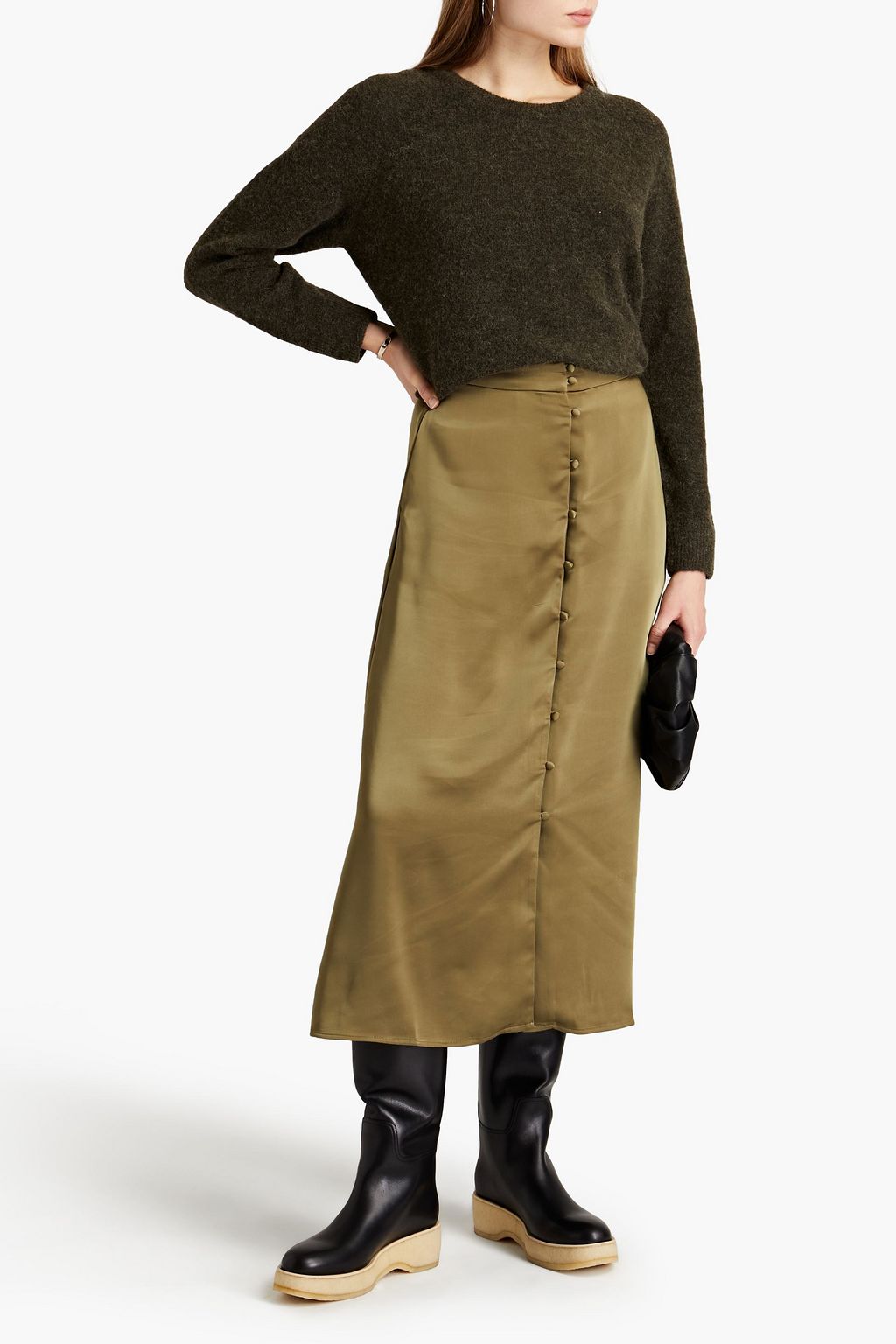 SAMSØE Φ SAMSØE Mélange knitted sweater