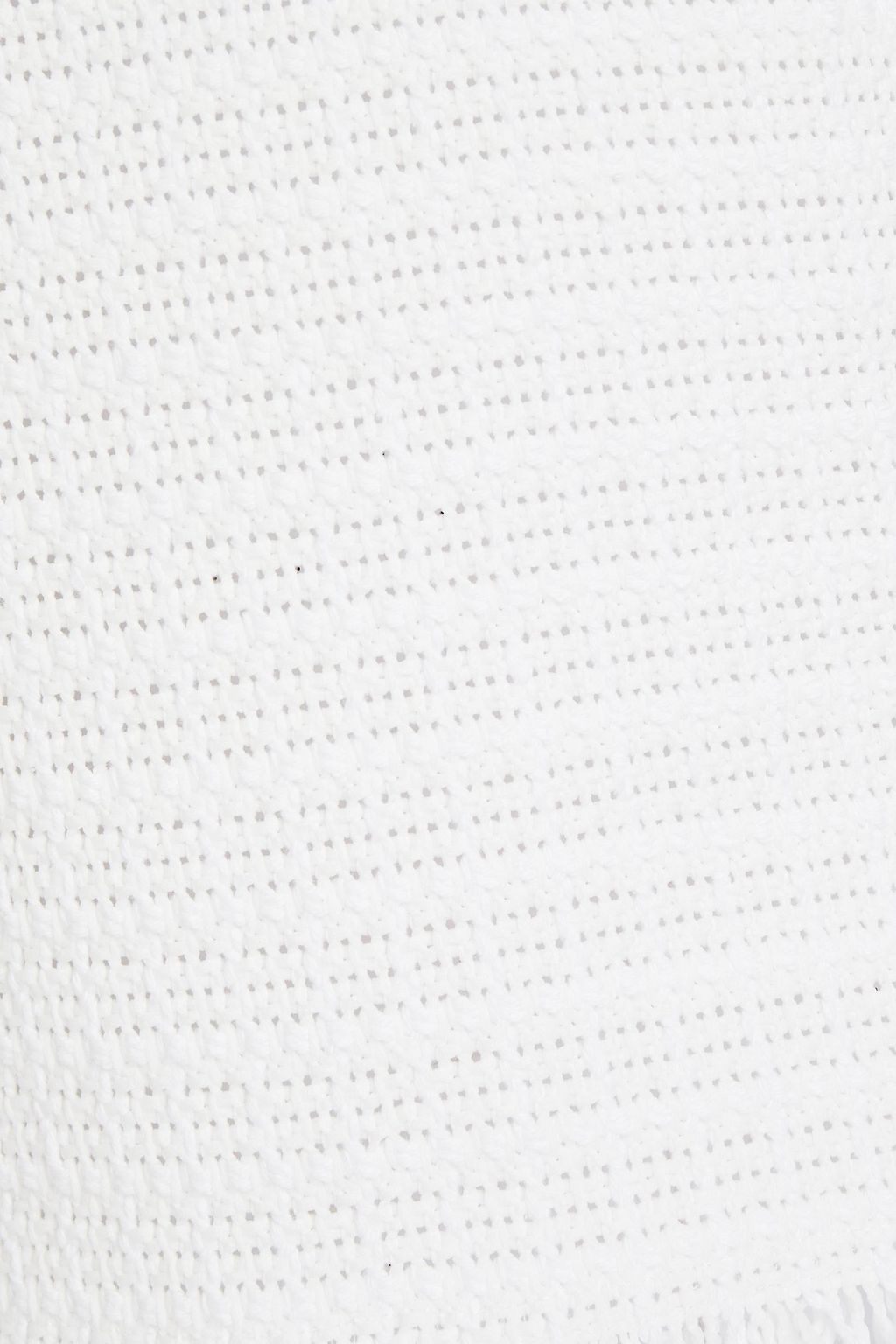 RODEBJER Frayed crochet top