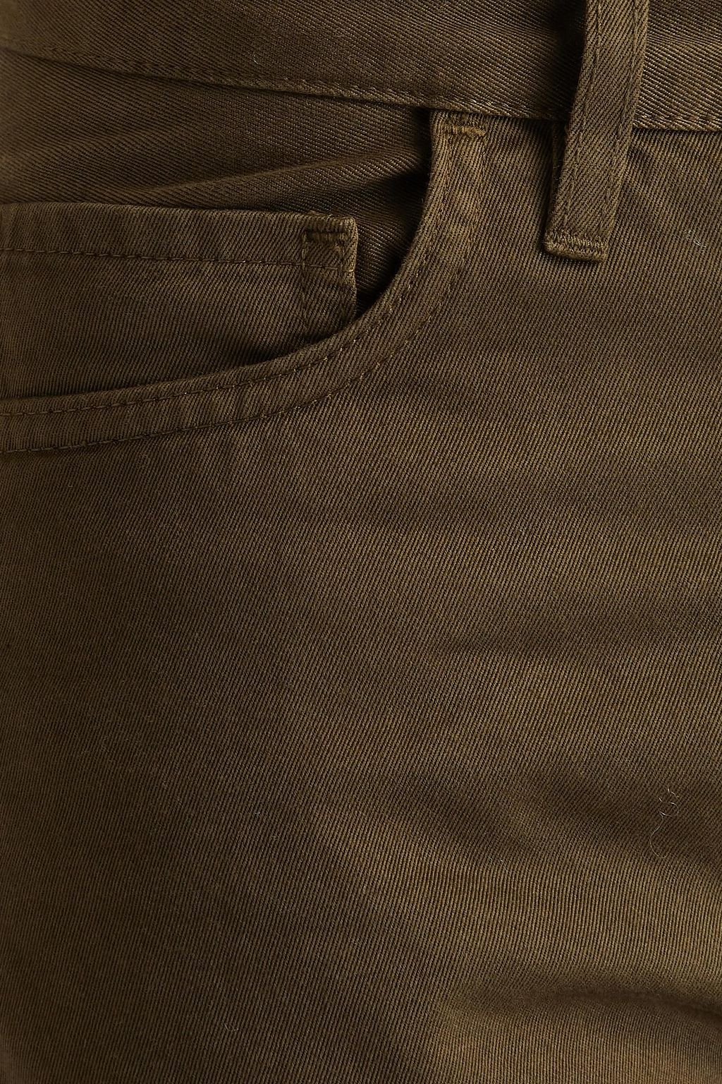 ACNE STUDIOS Skinny-fit cropped cotton-twill pants