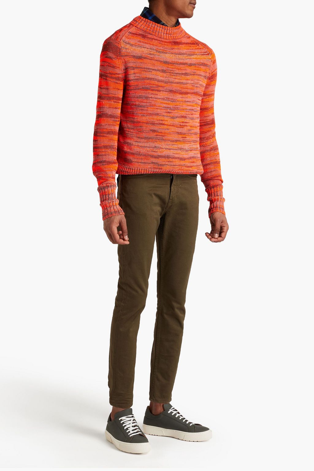 ACNE STUDIOS Skinny-fit cropped cotton-twill pants