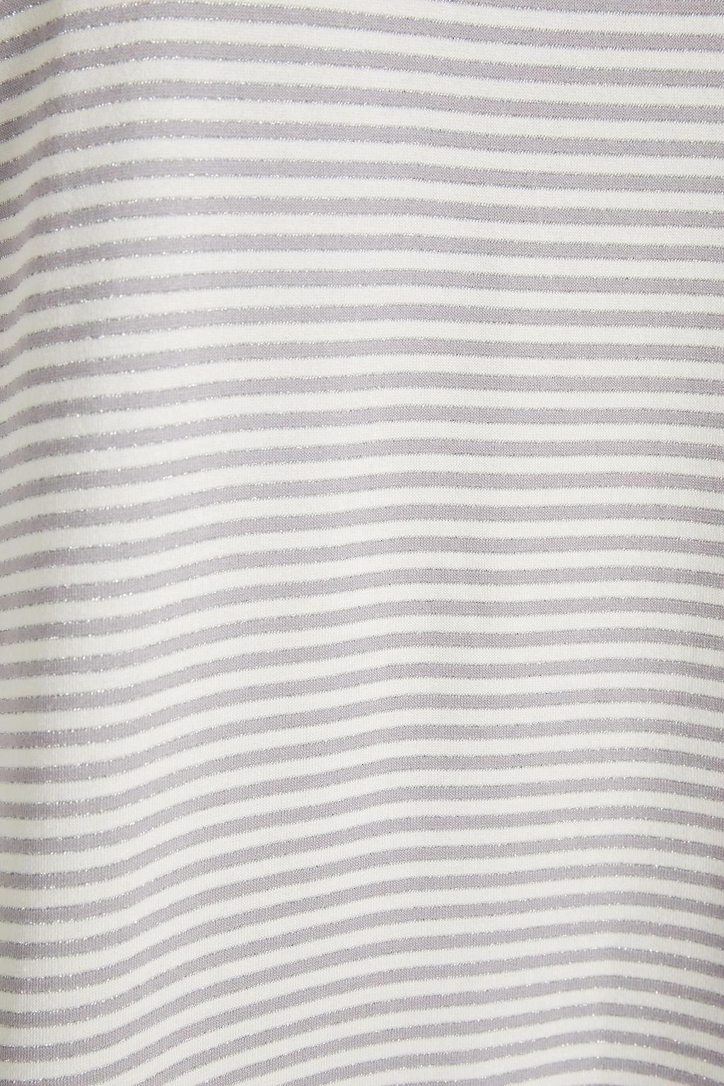 A.P.C. Metallic striped jersey top