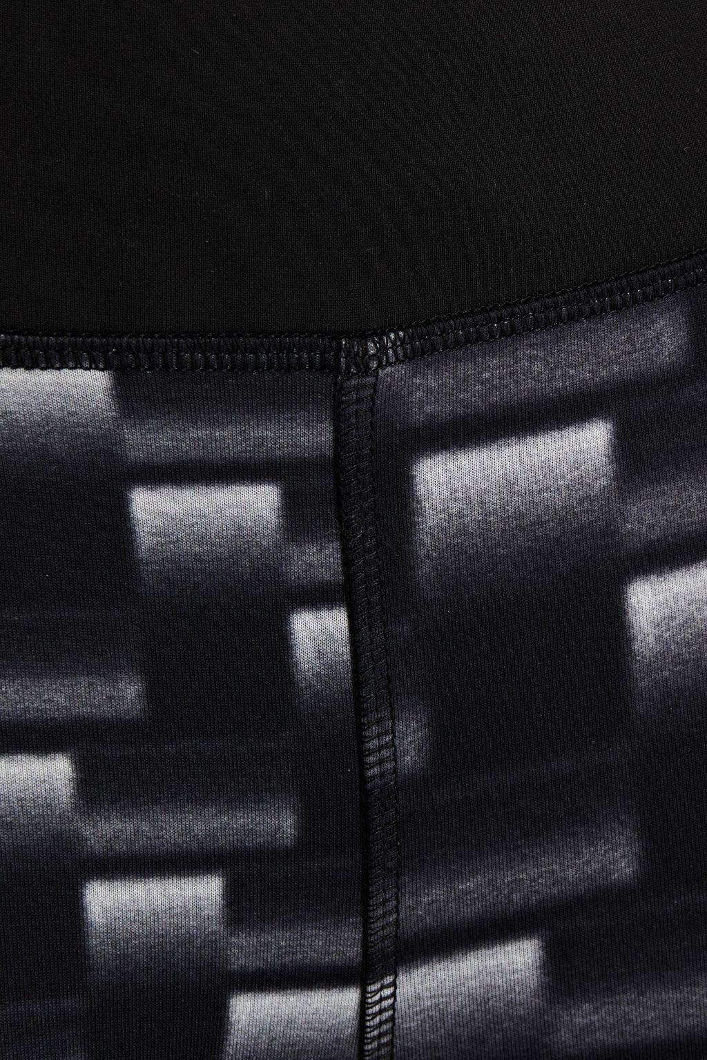 MCQ ALEXANDER MCQUEEN Cropped printed cotton-blend jersey leggings