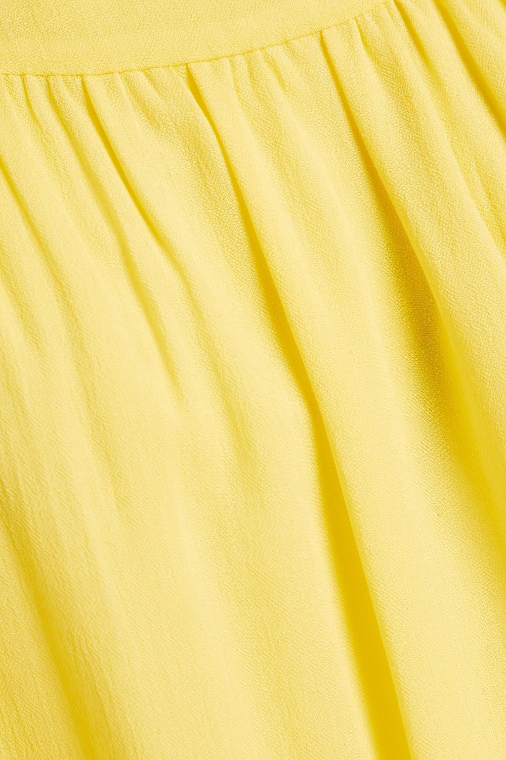 RODEBJER Gathered modal-crepe midi dress