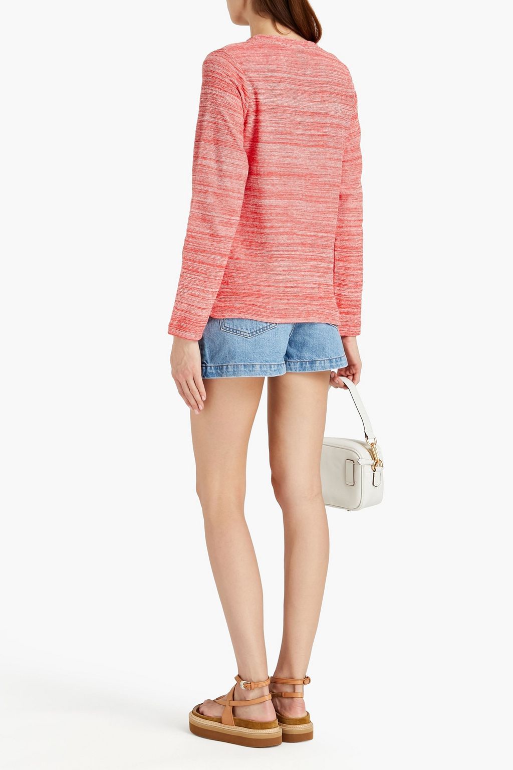 A.P.C. Printed cotton-terry top