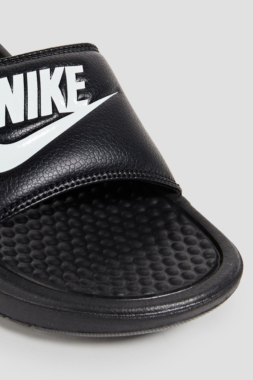 NIKE Embossed faux leather slides