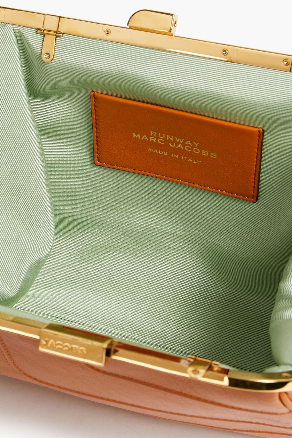 MARC JACOBS Quilted leather clutch