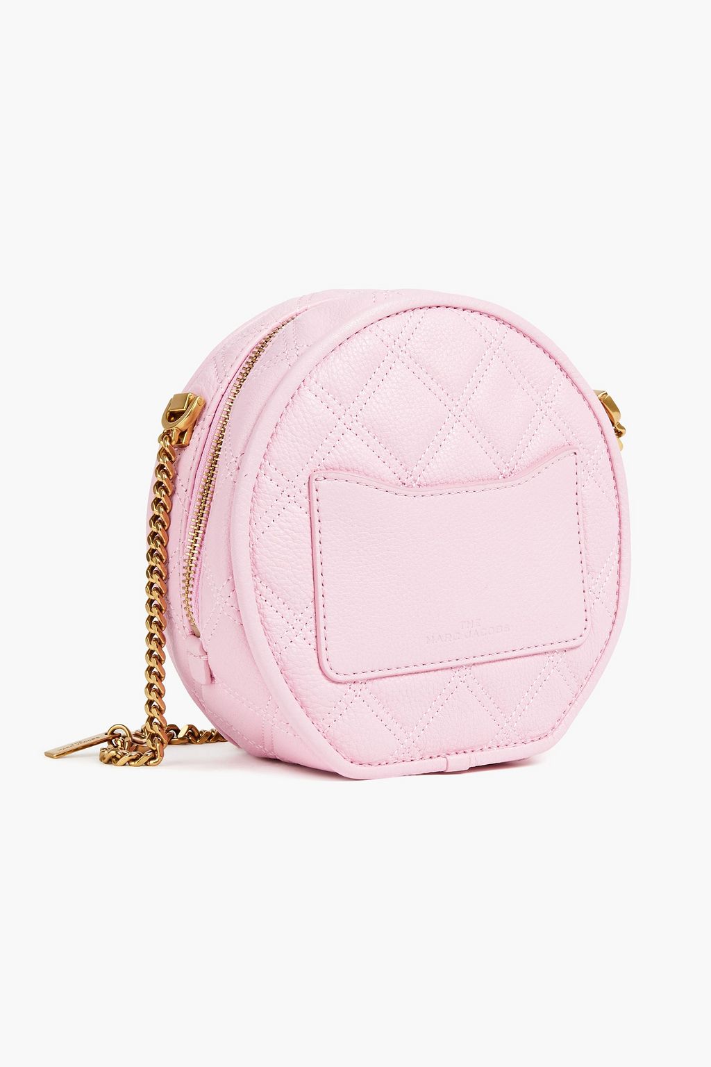 MARC JACOBS The Status quilted pebbled-leather shoulder bag