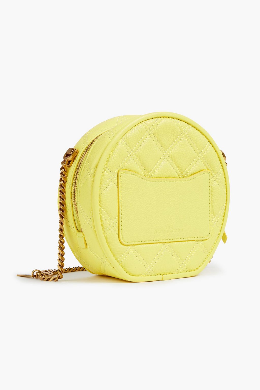 MARC JACOBS The Status quilted pebbled-leather shoulder bag