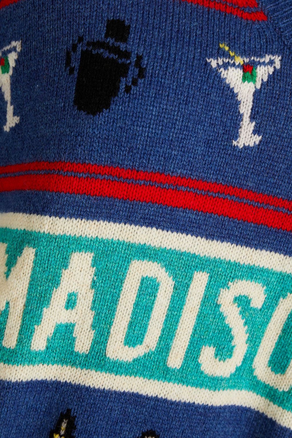 MARC JACOBS Intarsia-knit wool sweater