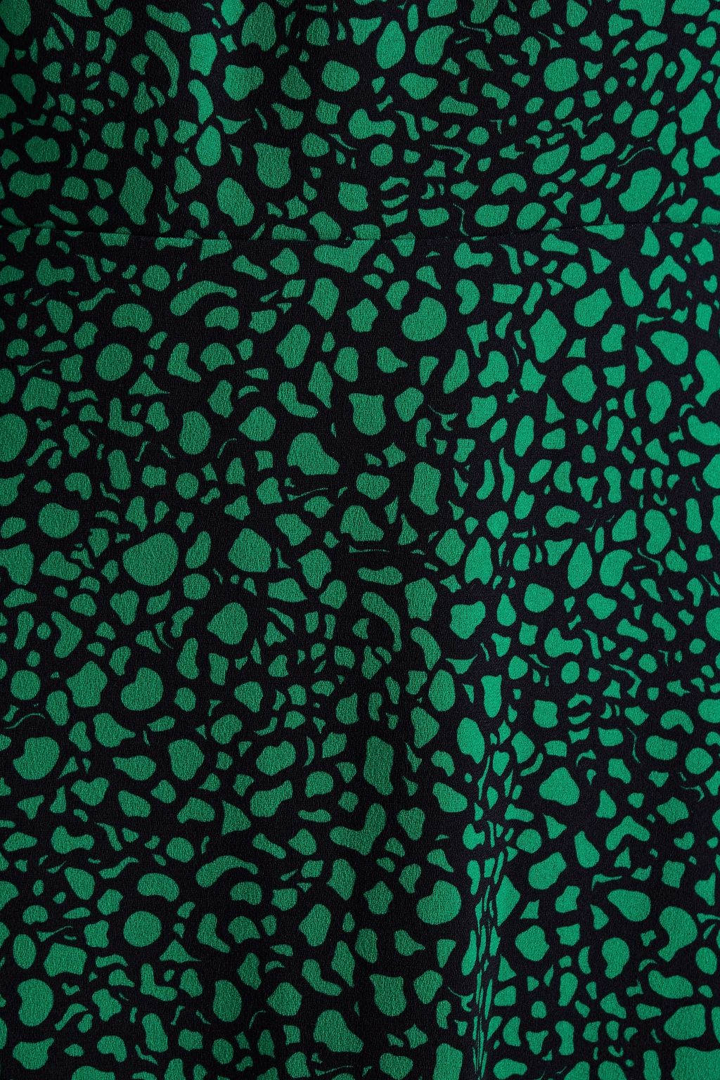 VICTORIA BECKHAM Twist-back cutout printed crepe midi dress