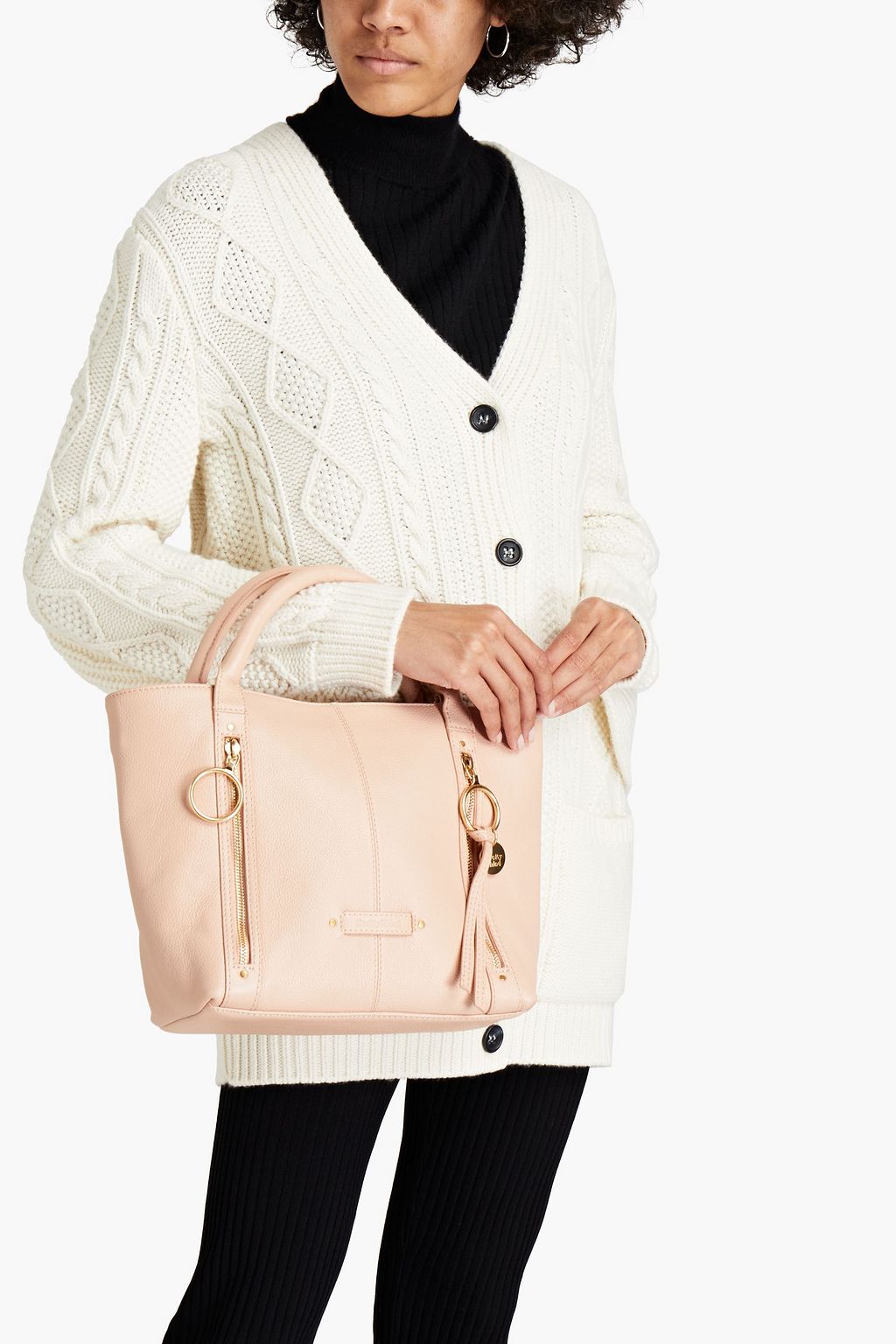 SEE BY CHLOÉ Textured-leather tote