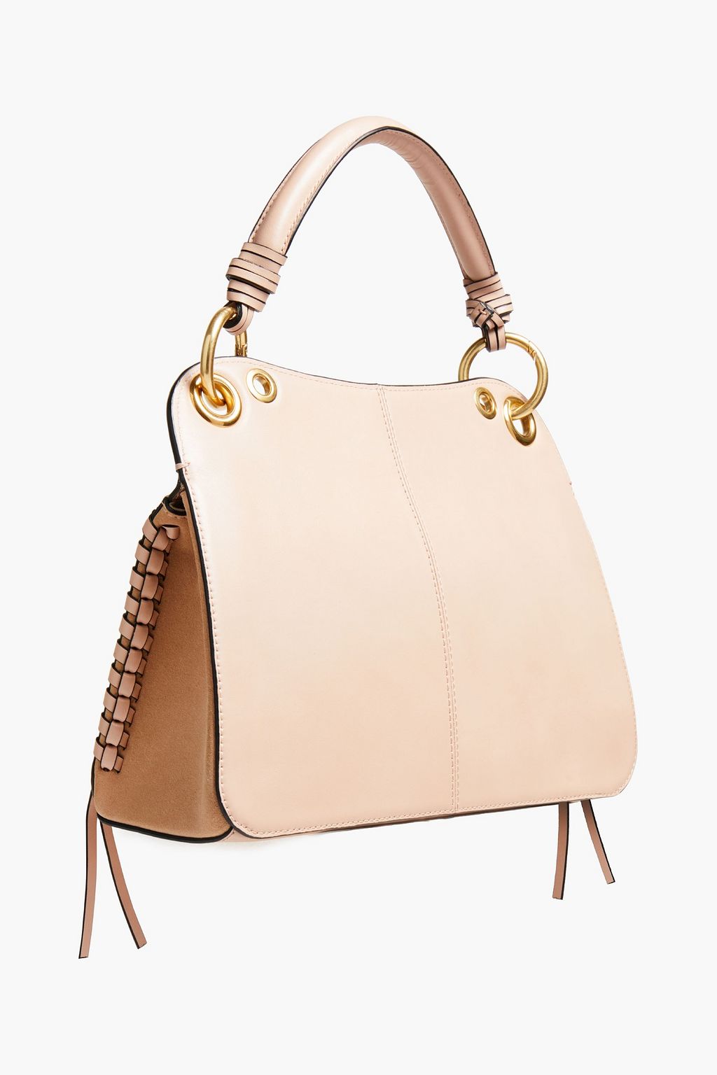 SEE BY CHLOÉ Tilda suede-paneled leather tote