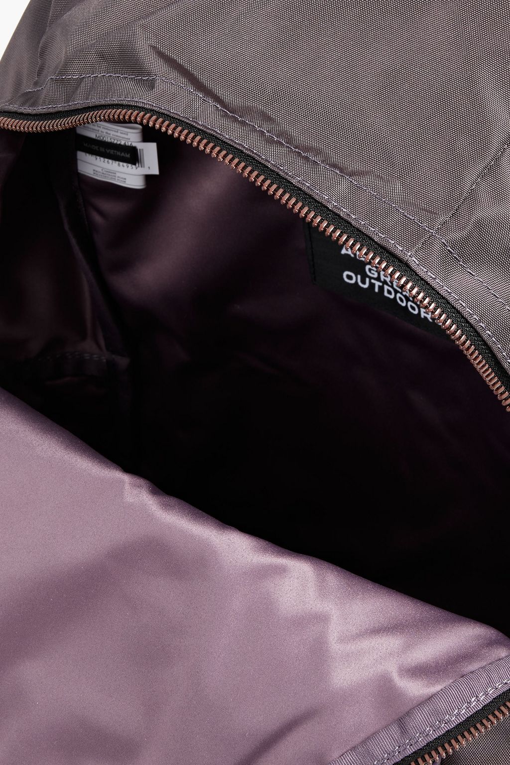 MARC JACOBS Logo-appliquéd shell backpack