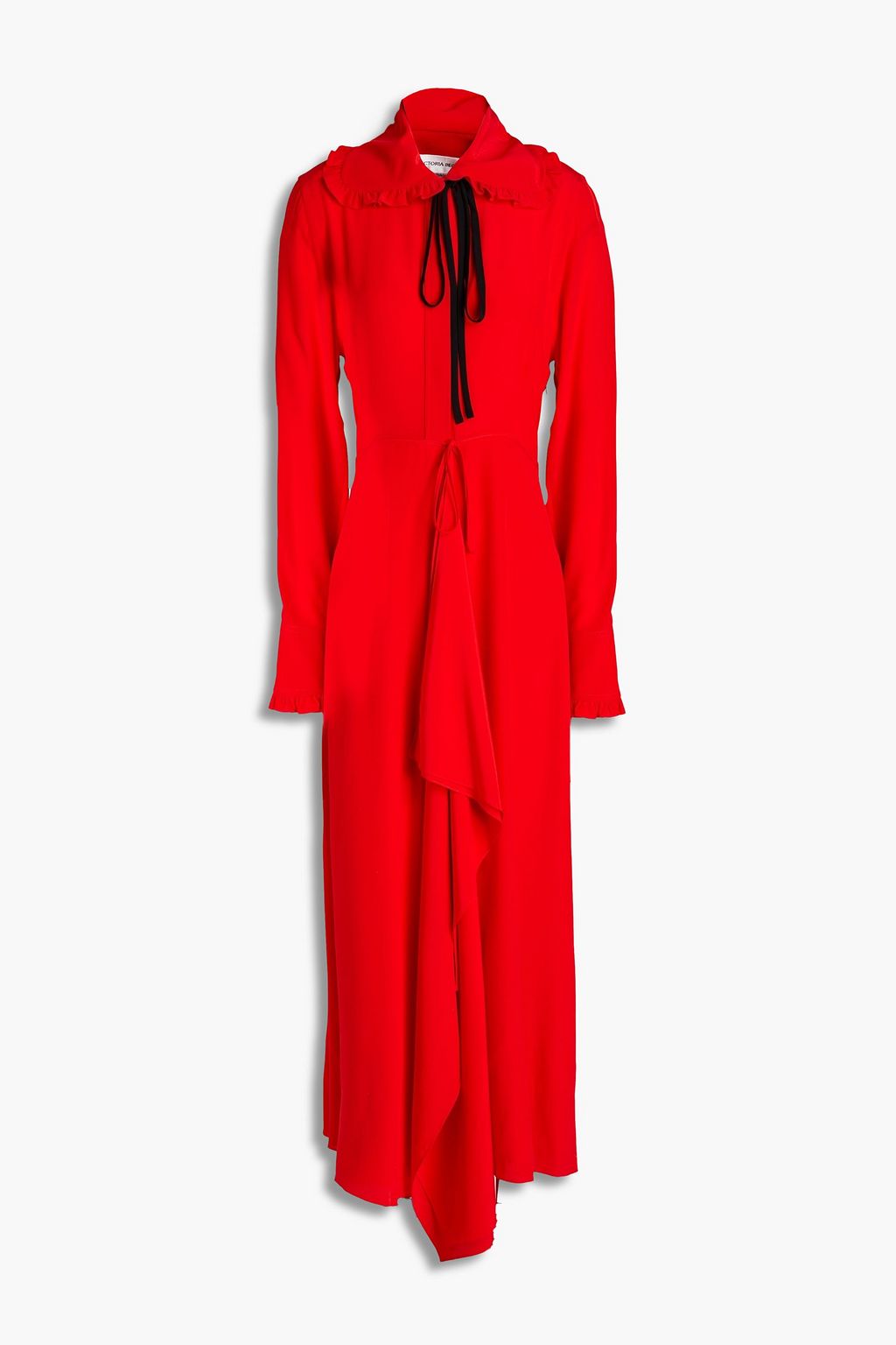All Sizes New VICTORIA BECKHAM Cutout Crepe Stretch Dress Red All Sizes New VICTORIA BECKHAM Cutout Crepe Stretch Dress Red