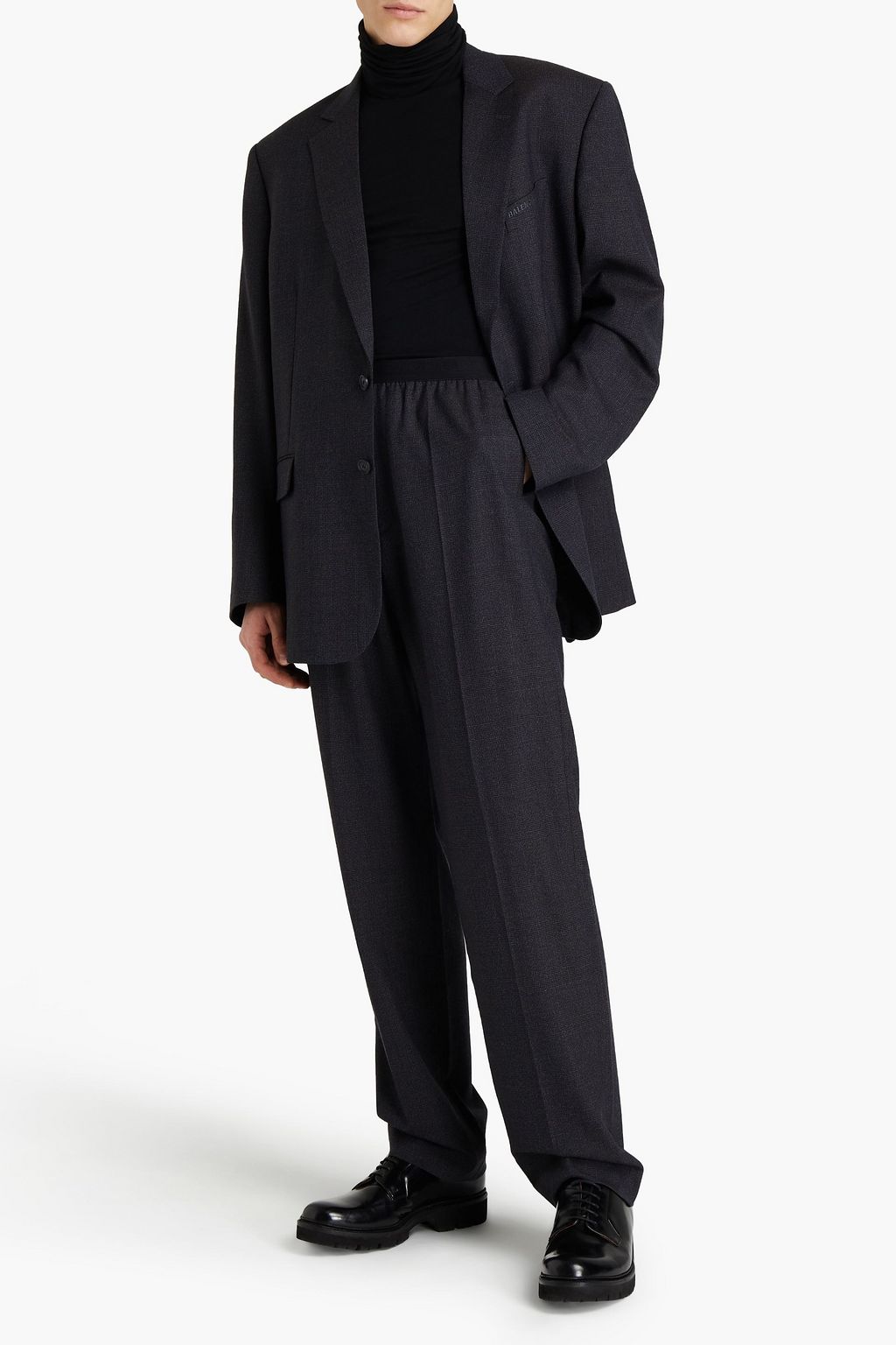 BALENCIAGA Prince of Wales checked wool pants