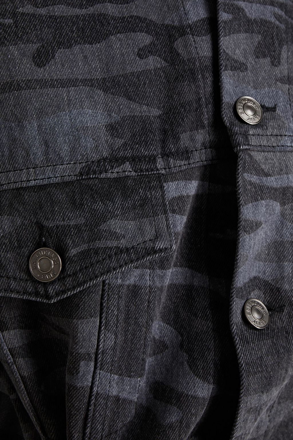 BALENCIAGA Printed denim jacket