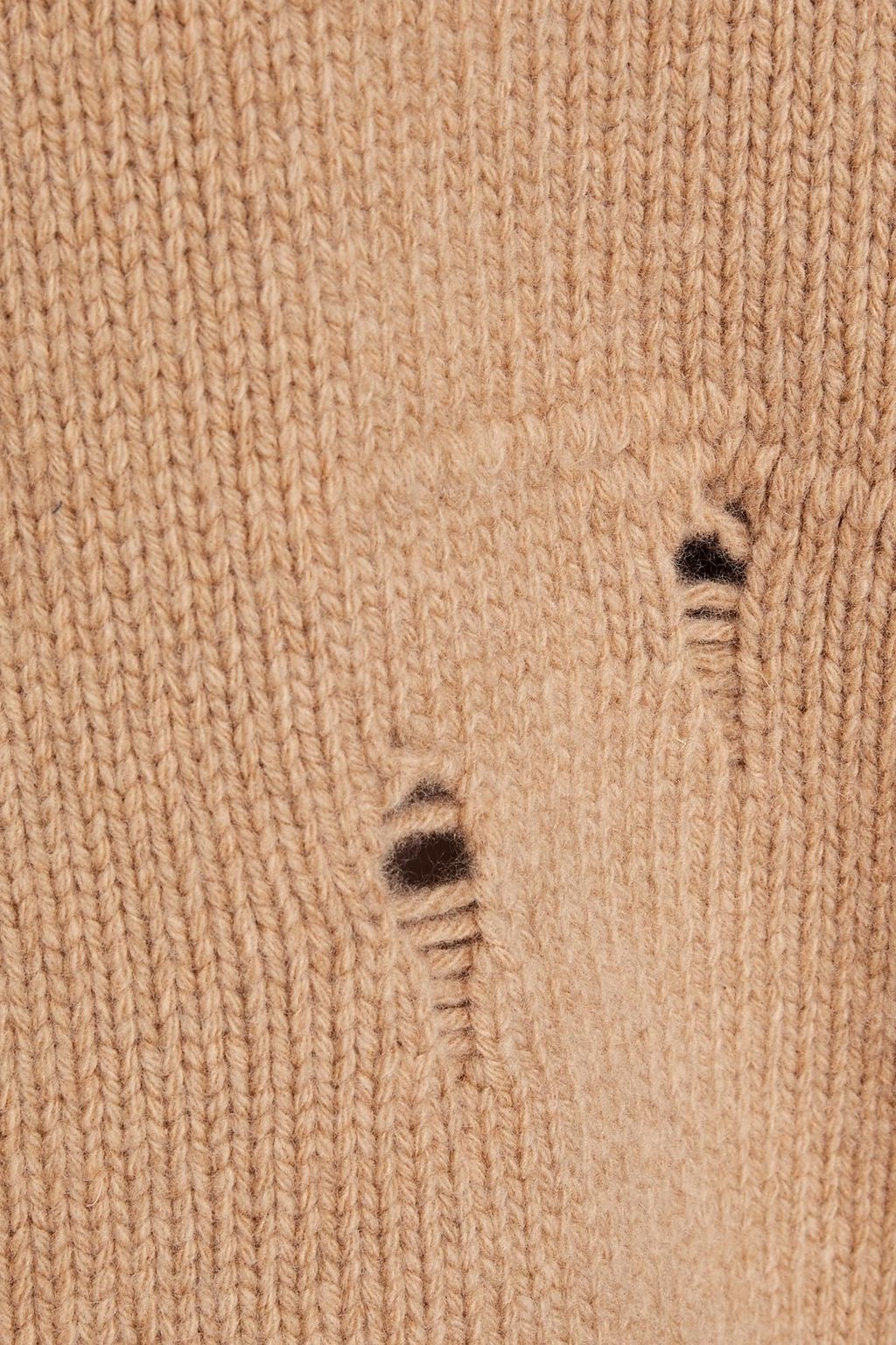MARC JACOBS Distressed wool and cashmere-blend sweater