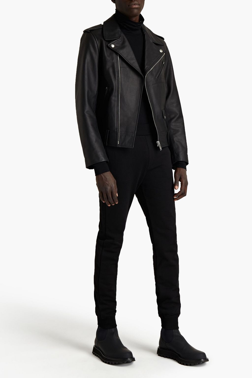 VERSACE Embroidered French cotton-terry sweatpants