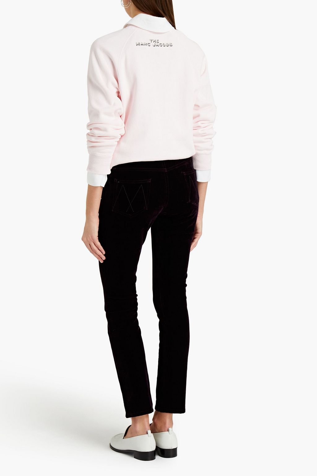 MARC JACOBS Printed French cotton-terry sweatshirt