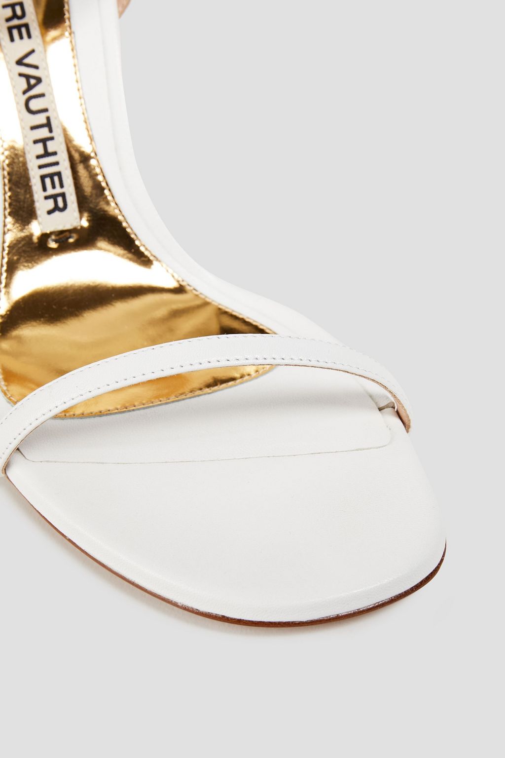 ALEXANDRE VAUTHIER Aoki crystal-embellished leather sandals