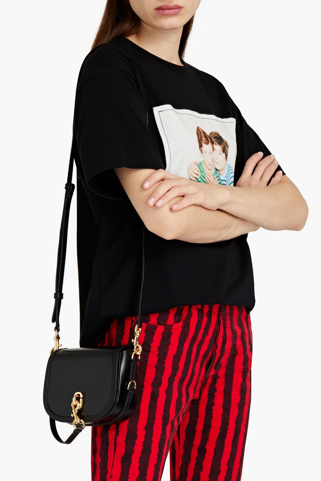 MARC JACOBS The Saddle leather shoulder bag