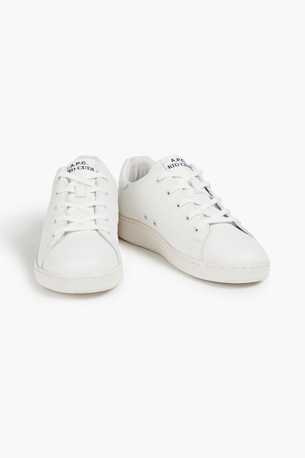 A.P.C. Printed leather sneakers