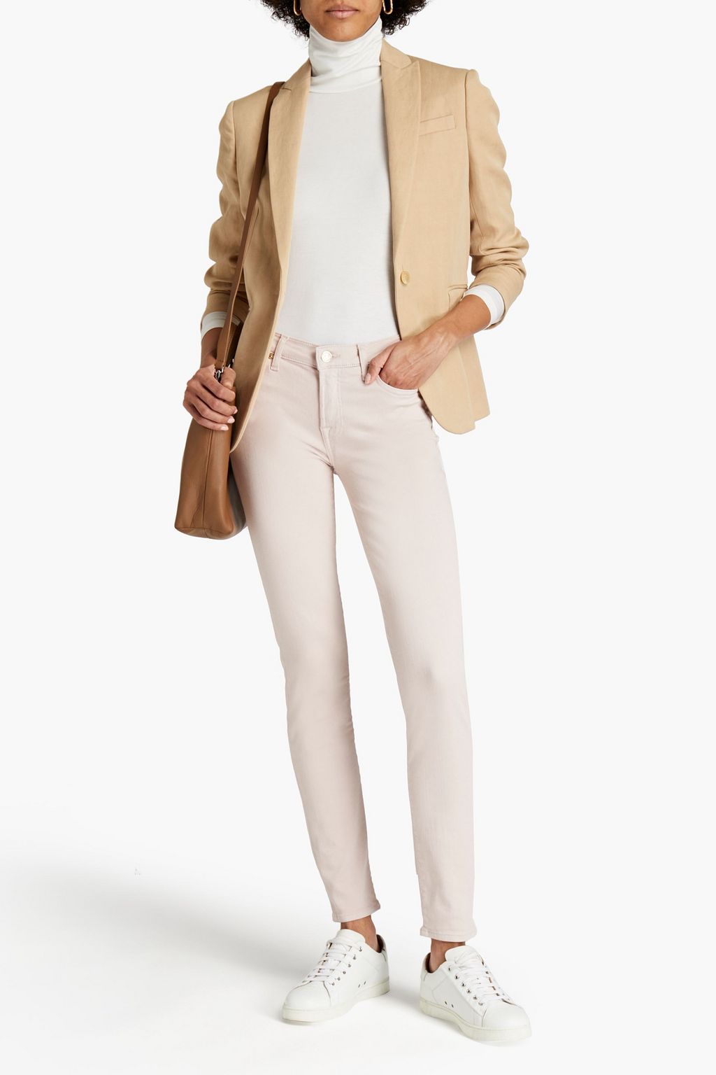 7 FOR ALL MANKIND Mid-rise skinny jeans
