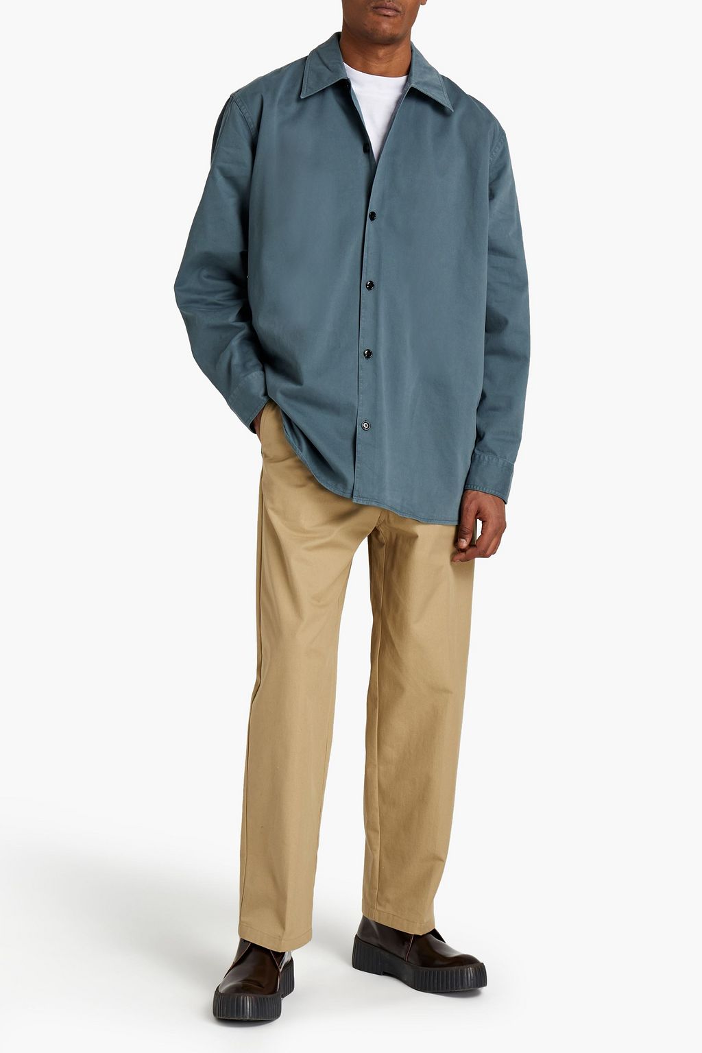 ACNE STUDIOS Oversized cotton-twill shirt