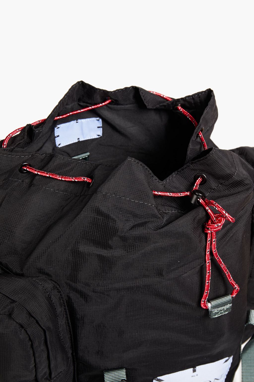 MCQ ALEXANDER MCQUEEN ロゴアップリケ付き シェル加工生地 バックパック