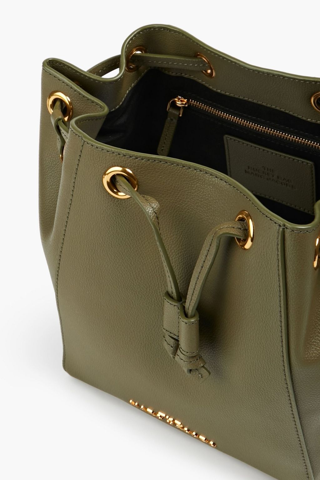 MARC JACOBS Textured-leather bucket bag