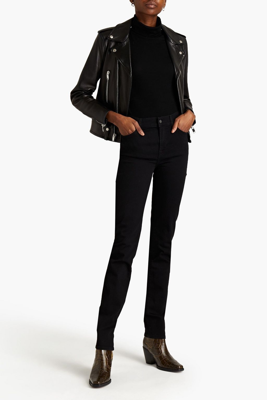 7 FOR ALL MANKIND Rozie high-rise slim-leg jeans