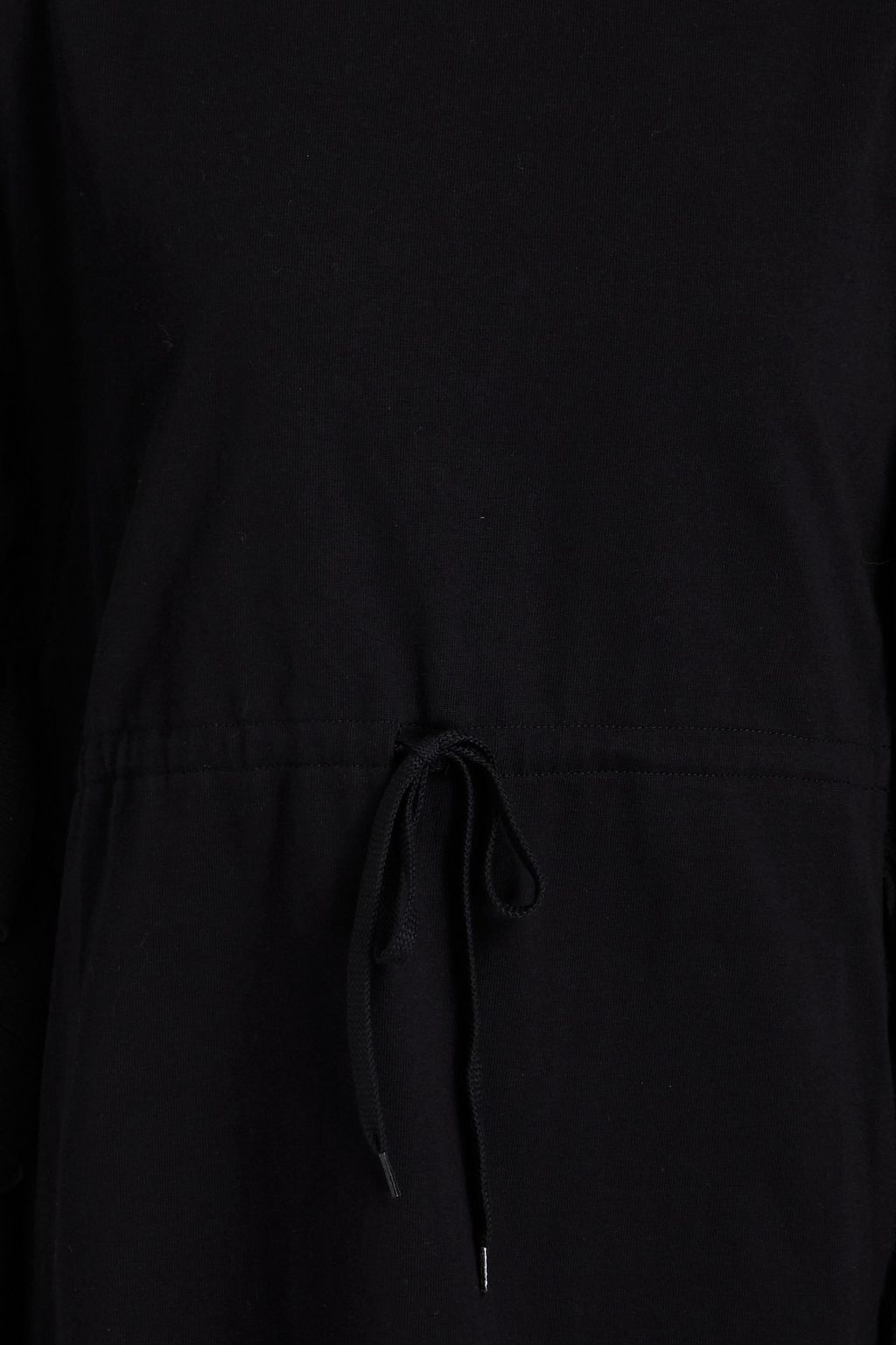 SEE BY CHLOÉ Gathered chiffon-trimmed cotton-jersey mini dress