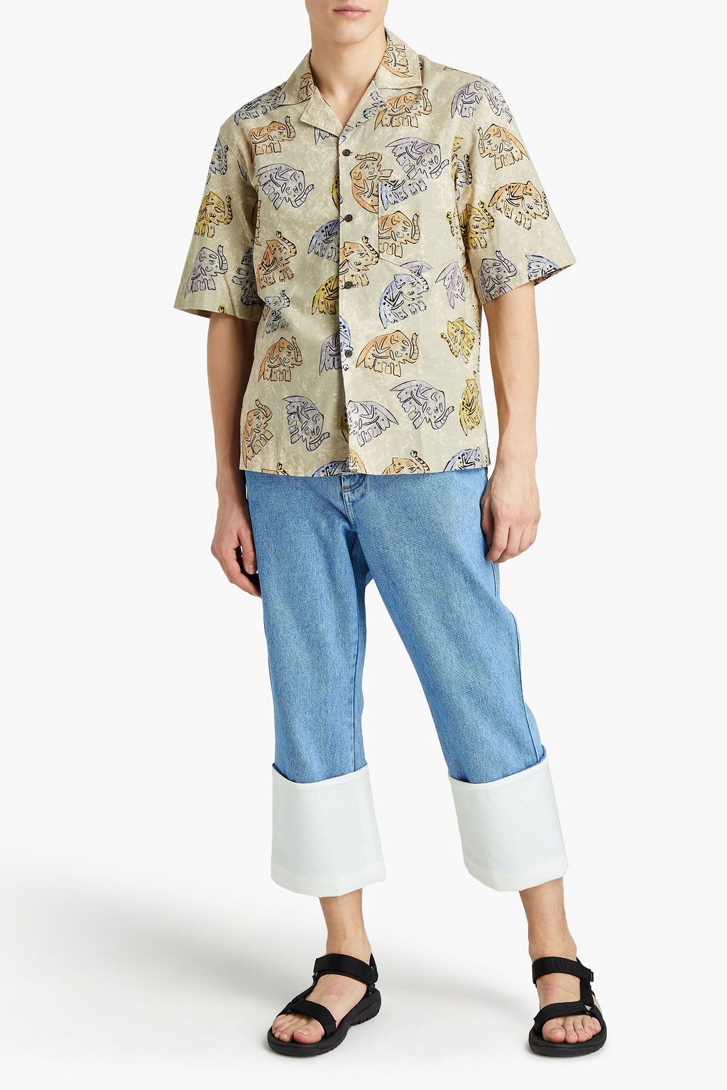LOEWE Cropped Jeans aus Denim