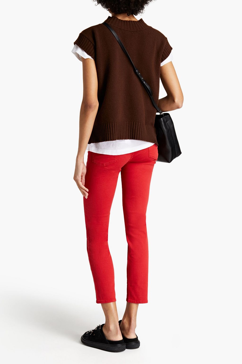 7 FOR ALL MANKIND Mid-rise slim-leg jeans