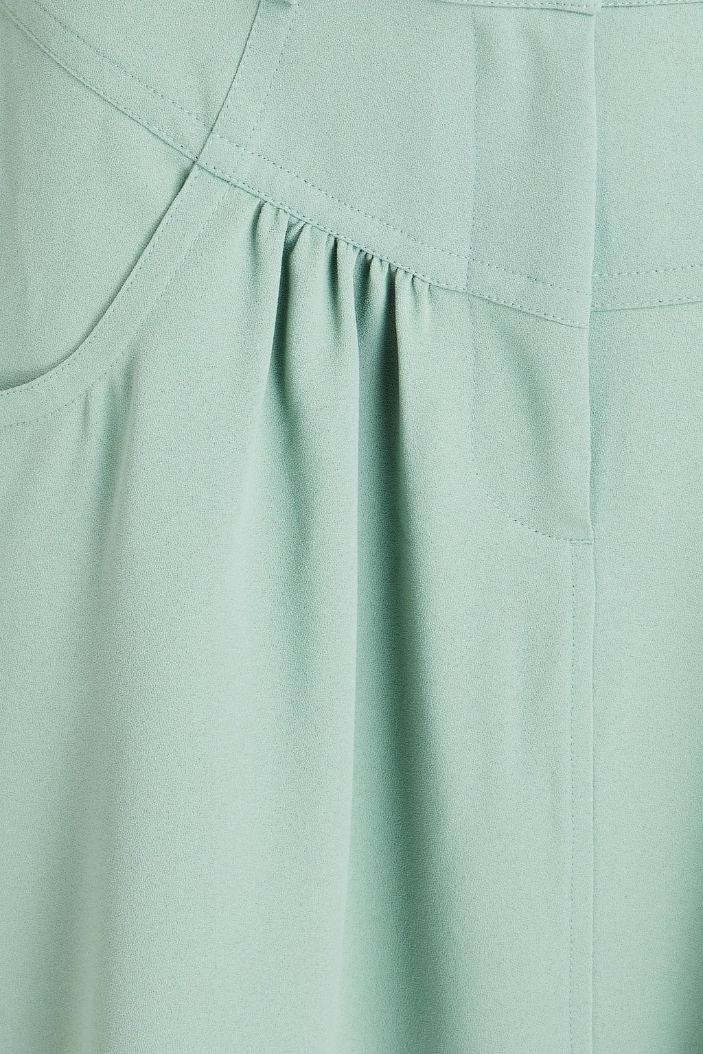 SEE BY CHLOÉ Gathered crepe midi skirt