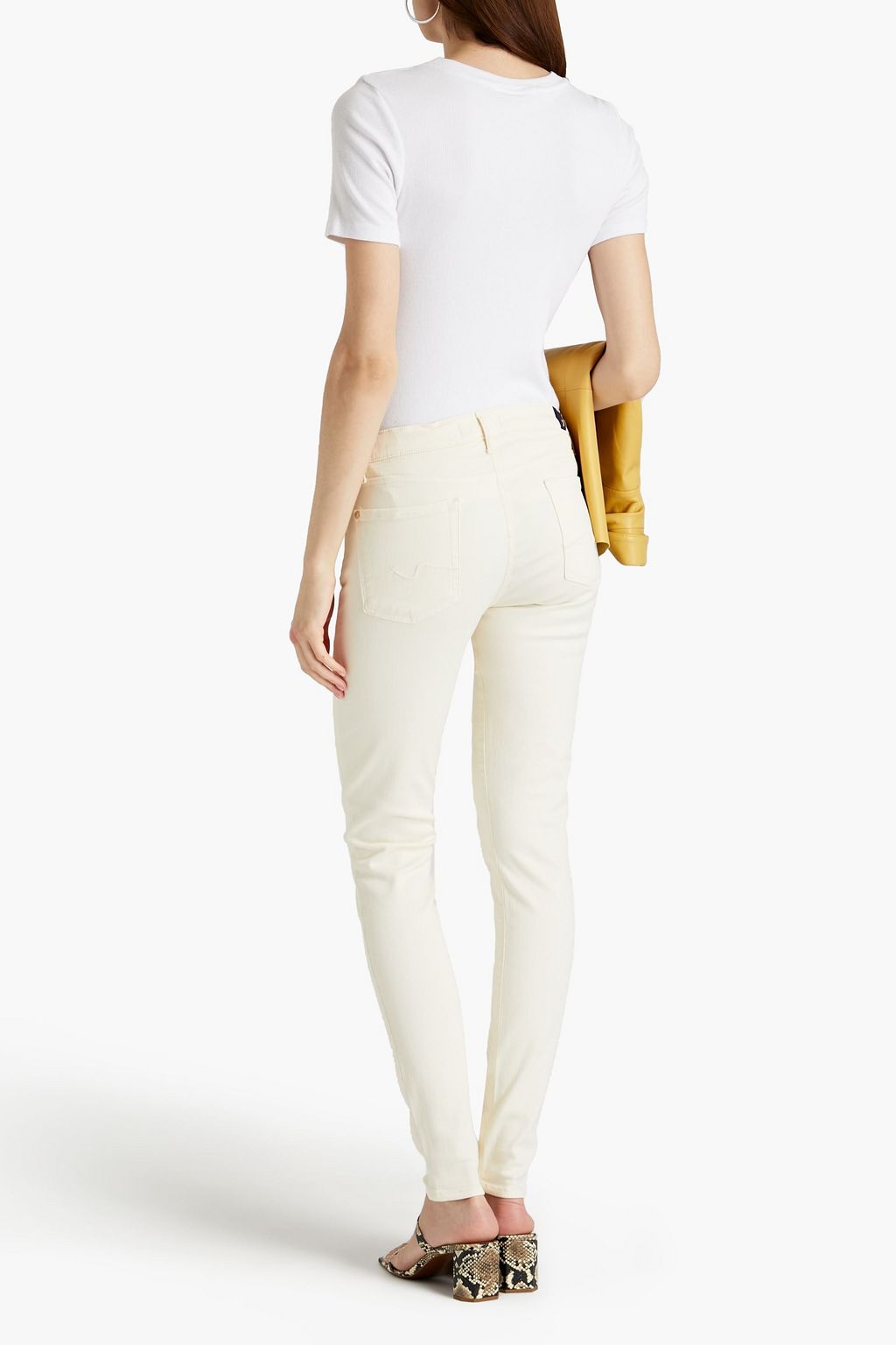 7 FOR ALL MANKIND Mid-rise skinny jeans