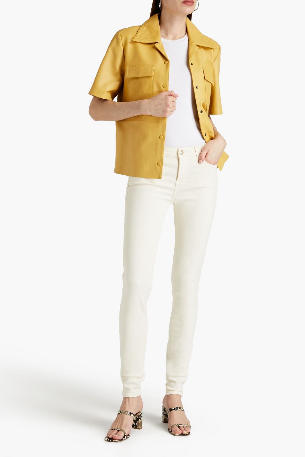 7 FOR ALL MANKIND Mid-rise skinny jeans