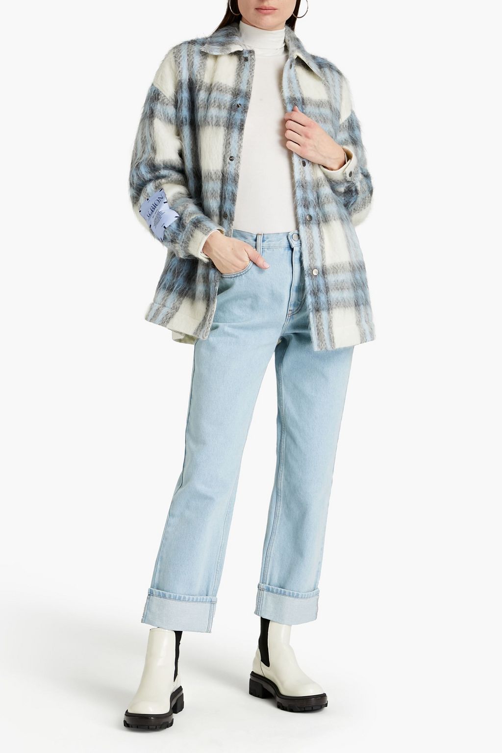 MCQ ALEXANDER MCQUEEN High-rise straight-leg jeans