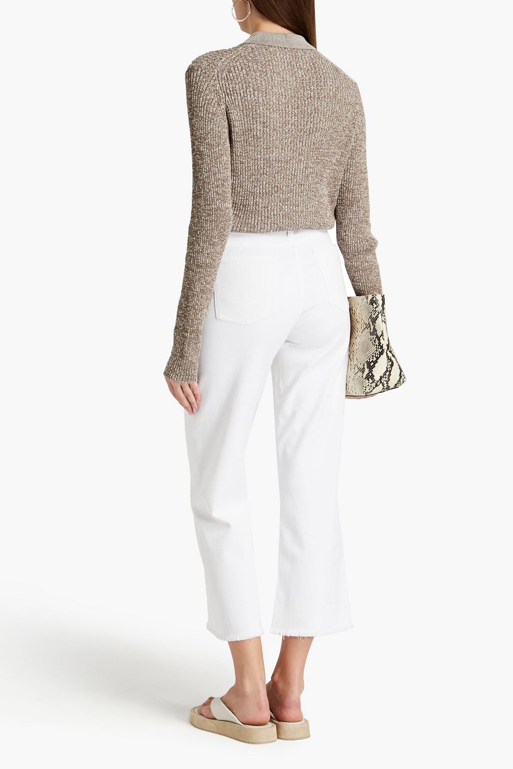7 FOR ALL MANKIND Alexa cropped high-rise straight-leg jeans