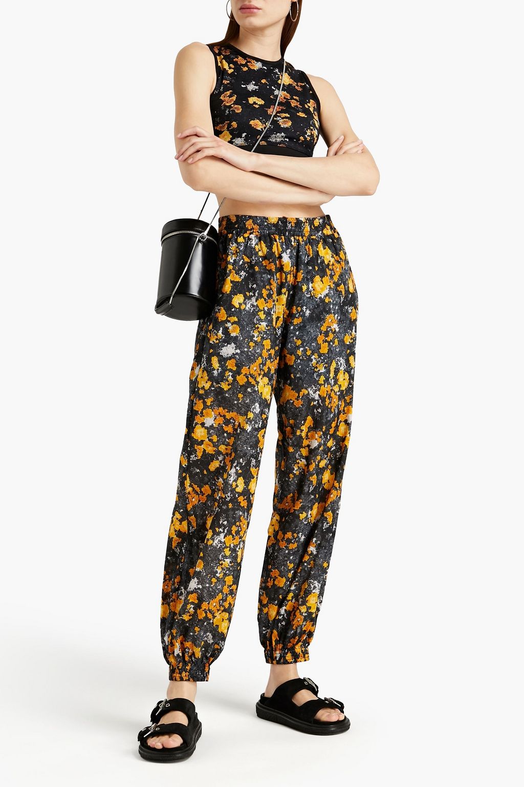 MCQ ALEXANDER MCQUEEN Printed shell track pants
