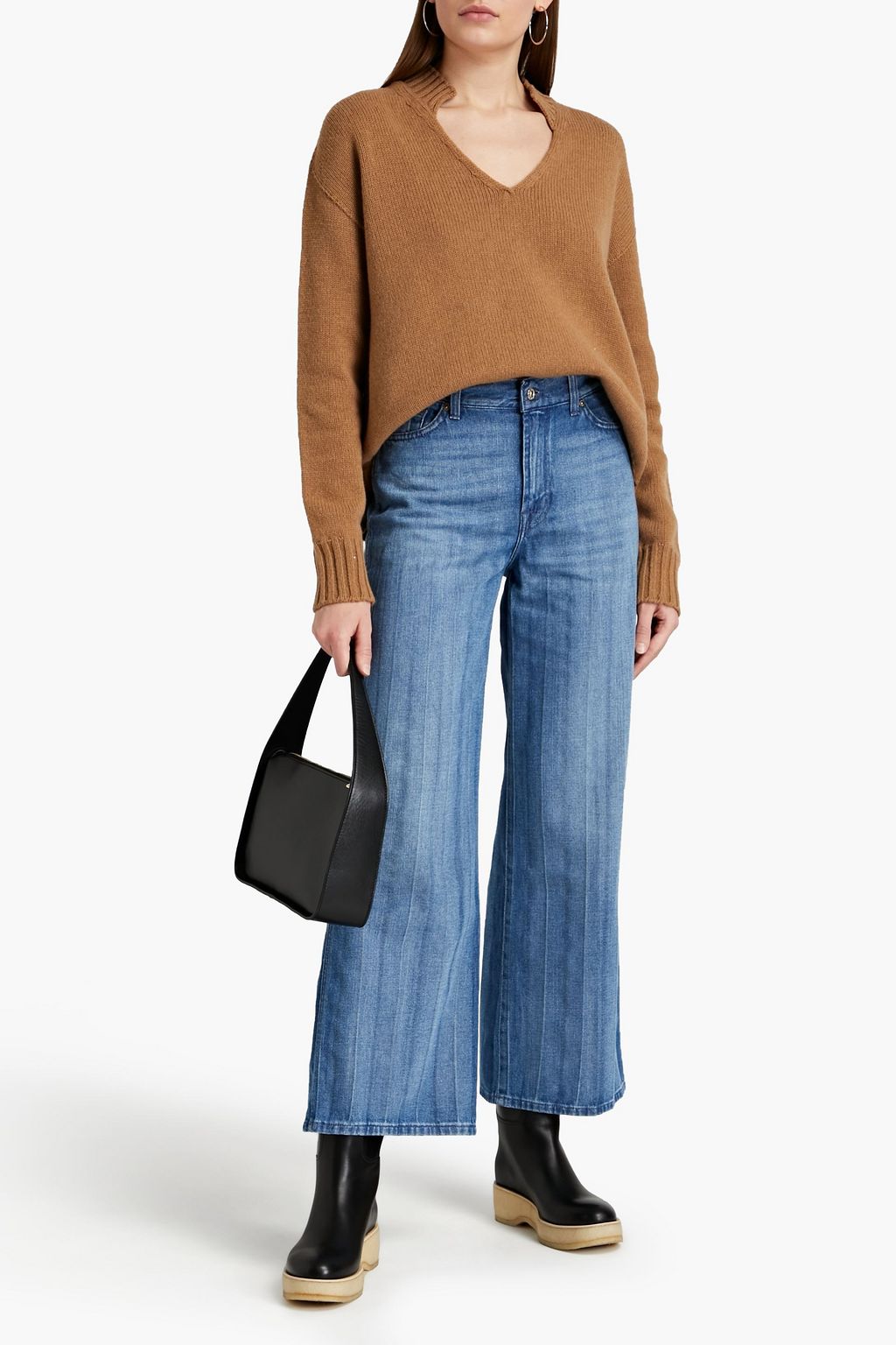 7 FOR ALL MANKIND High-rise wide-leg jeans