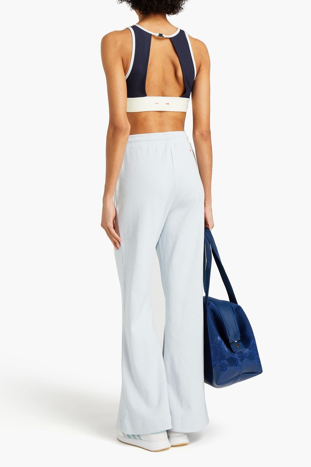 THE UPSIDE Ezi ribbed stretch-cotton jersey track pants