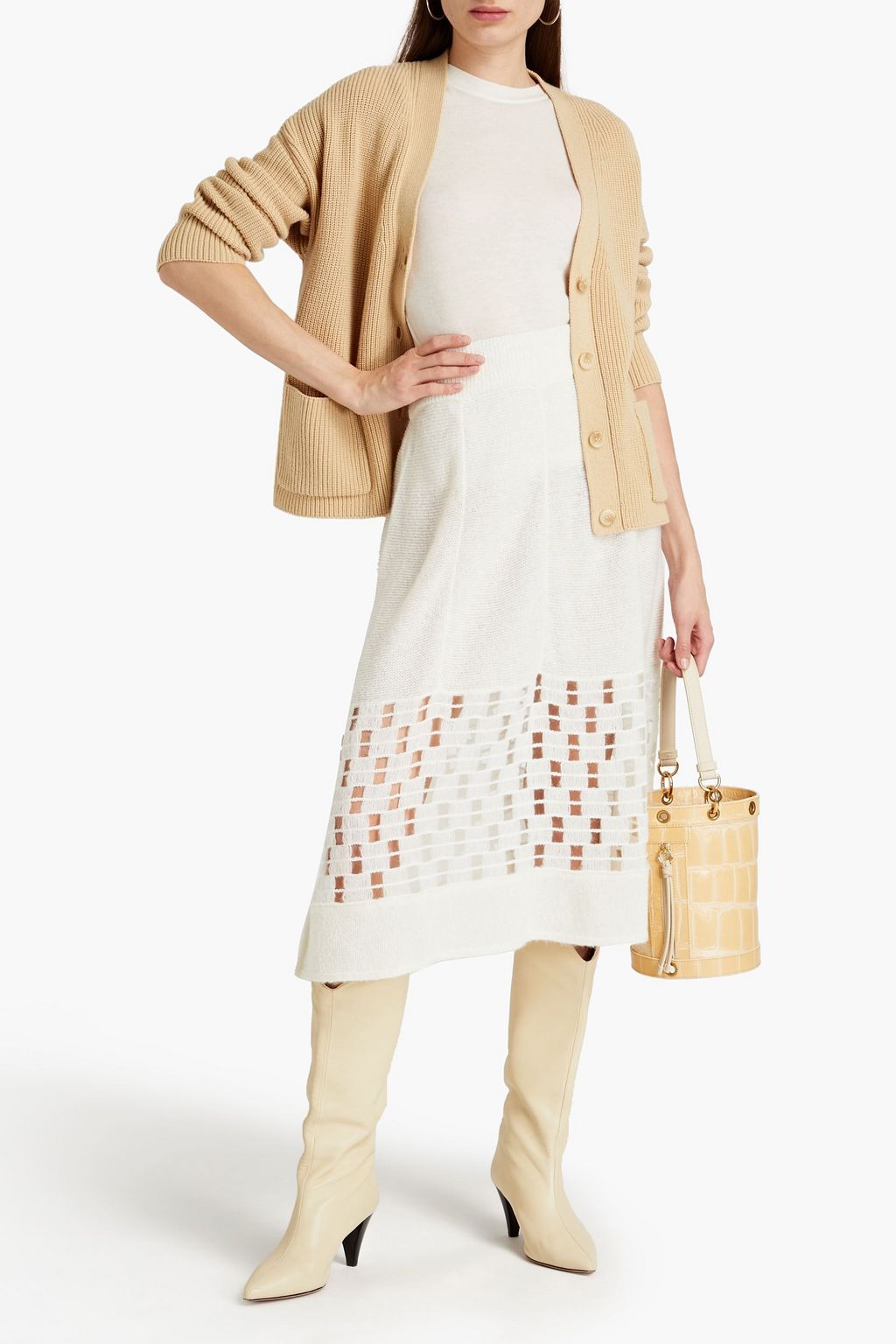 SEE BY CHLOÉ Knitted midi skirt